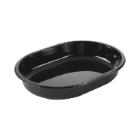 RAVIER MENU PLUSPACK CPET NOIR OVALE 238X176X40MM - 1 COMP. - 1000ML (1X240) photo du produit