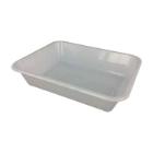 ASSIETTE MENU BORDEX CPET BLANC 226X177X50MM - 1 COMP. - 1360ML (1X306) photo du produit