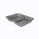 ASSIETTE MENU ALU 227X177X30MM - 2 COMP. (1X500) photo du produit