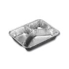 ASSIETTE MENU ALU 227X178X39MM - 3 COMP. - 210/290/490ML (5X100) photo du produit