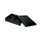 THERMOBOX DUNI EPP NOIR 390X320X105MM (1+2RAVIERS) 3 COMP. SINGLE PORTION (6X1) photo du produit