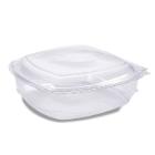 RAVIER SQUARE PACK RPET TRSP. + COUV. A CHARNIERE 190X192X54MM-1000ML (4X75) photo du produit