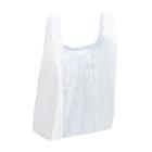SHOPPER HDPE BLANC 30+18X55CM - 14mu (20X100) photo du produit