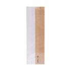 SAC KRAFT BRUN AVEC FENÊTRE PAPIER TRANSLUCIDE LATERAL 38GR 120+60X380MM (6X250) photo du produit