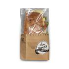 SNACK BAG FIFTY FIFTY XL BRUIN 280X75/60X130MM (1X1000) artikelfoto
