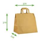 SHOPPER KRAFT 90G BRUN 32+22X31CM (1X250) photo du produit