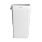 POUBELLE KATRIN 25L BLANC AVEC COUVERCLE 23X33X55CM (2) photo du produit