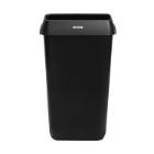 POUBELLE KATRIN 25L NOIR AVEC COUVERCLE 23X33X55CM (2) photo du produit