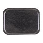 PLATEAU 1/1 GASTRONORM MELAMINE MARBRE NOIR FONCE 530X325MM (25X1) photo du produit