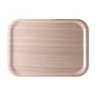 PLATEAU MELAMINE FAST FOOD LIGHT WOOD 375X265MM (25X1) photo du produit