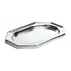 PLATEAU OCTOGONALE RPET ARGENT 35X24CM (10X5) photo du produit