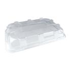 COUVERCLE DOME RPET TRSP. RECTANGULAIRE 46X30X6.5CM (10X5) photo du produit