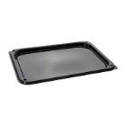 PLAT ULTIM RPET NOIR 348X245X17MM +COUVERCLE DOME RPET TRSP H. 52MM (25) photo du produit
