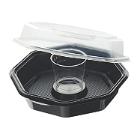 OCTAVIEW PS NOIR + DRESSING CUP PS TRSP. 160X160X60MM - 450/65ML (1X360) photo du produit