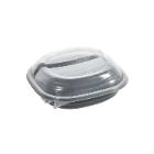 BOX VISTA PP DONKERGRIJS 230X230X80MM - 2 VAKS - 670/460ML (1X120) artikelfoto