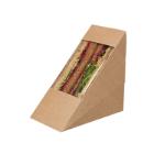 TRIANGLE A SANDWICH CARTON ZEST AVEC FENETRE 123X72X123MM (REAR) (1X500) photo du produit
