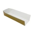 OPEN ENDED PANINI SLEEVE CARTON KRAFT BRUN/BLANC 230X70X50MM (1X1000) photo du produit