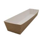 OPEN BAGUETTE TRAY - CARTON KRAFT BRUN/BLANC 290/305X60/75X45MM (1X500) photo du produit