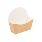 POCHETTE A BAGEL CARTON BRUN/BLANC 100/120+38/46X60/120MM (10X100) photo du produit