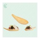 CUILLERE DE DEGUSTATION BISCUIT NATURE SEL 85MM (8X200) photo du produit