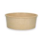 FOOD CONTAINER REUSE PP/FIBRE BOIS ROND CREME VERIVE D.150 H.60MM 650ML (6X10) photo du produit