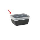 COUVERCLE REUSE PP TRANSPARANT VERIVE 135X107X15,6MM >80550229 (1X80) photo du produit