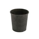 FOOD CONTAINER REUSE PP/FIBRE BOIS ROND GRIS VERIVE D.95H.100MM400ML(6X10) photo du produit