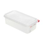 SET BOITE RAFRAICH. ARAVEN PP HERM. GN1/3 H.10CM 4L + COUVERCLE COLORCLIP (3) photo du produit