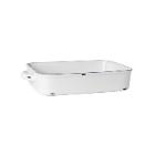 PLAT A FOUR ANTOINETTE BLANC 275/330X215X60 MM (1X2) photo du produit