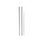 SET PAILLES DROIT INOX 214MM + BROSSE 180MM (1X20) photo du produit