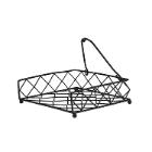 SUPPORT SERVIETTES METAL NOIR COSY&TRENDY 185X185X60MM (1) photo du produit