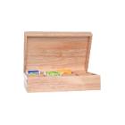 BOITE A THE 8 COMP. BOIS COSY&TRENDY 290X188XH.90MM (1) photo du produit