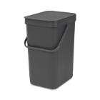 POUBELLE SORT&GO 12L BRABANTIA GRIS 20X24.9X35.1CM (2) photo du produit