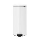 POUBELLE A PEDALE NEWICON BRABANTIA 30L BLANC-SEAU PLASTIQUE D.29.3X67.9CM (1) photo du produit