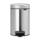 POUBELLE A PEDALE NEWICON BRABANTIA 3L MAT STEEL FPP D.17X26CM (1) photo du produit