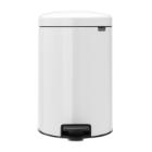 POUBELLE A PEDALE NEWICON BRABANTIA 20L BLANC AVEC SEAU METAL D.29X46.7CM (1) photo du produit