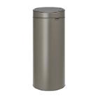 POUBELLE TOUCH BIN 30L BRABANTIA PLATINIUM 29.5X32X72CM (1) photo du produit