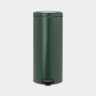 POUBELLE A PEDALE NEWICON BRABA. 30L VERT PINE -SEAU PLASTIQUE D.29.3X67.9CM (1) photo du produit