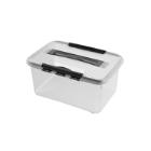 OPTIMABOX 5L TRANSPARENT/NOIR CURVER 29X14.3X20.1CM (10) photo du produit