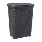 COFFRE A LINGE STYLE 60L CURVER ANTHRACITE 45X34XX62CM (1) photo du produit