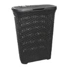 COFFRE A LINGE STYLE 40L CURVER ANTHRACITE 44.7X26.5X61.5CM (1) photo du produit