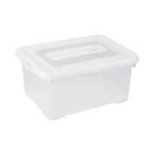 BOITE DE RANGEMENT HANDY 15L TRANSPARENT 39.5X29X20CM (7) photo du produit