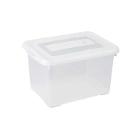 BOITE DE RANGEMENT HANDY 35L TRANSPARENT 49X40X25CM (11) photo du produit