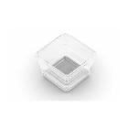 CASIER UNIVERSEL SISTEMO 1 TRANSPARENT/GRIS 7.5X7.5XH5CM (10) photo du produit