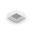 CASIER UNIVERSEL SISTEMO 6 TRANSPARENT/GRIS 15X15XH5CM (10) photo du produit