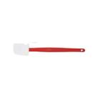 LECHE PLAT SPATULE SILICONE RESISTANT A LA CHALEUR AVEC MANCHE PE ROUGE 36CM (1) photo du produit