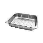 BAC GASTRONORM 1/2 PERFORE INOX 65MM (1) photo du produit