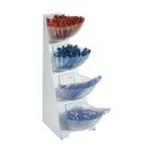 BUFFET MULTI RACK 4 COMP 1L PVC 19X31X53CM (1) photo du produit