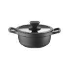 CASSEROLE PINTINOX PRO ANTI-ADH. AVEC COUVERCLE VERRE D.240 H.116MM 4,2L (1) photo du produit
