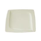 ASSIETTE PORCELAINE PAPILLON CARRÉE BLANCHE 260X260MM (6) photo du produit